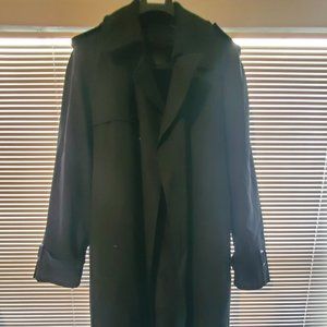Vintage Bill Blass Black Trench Coat